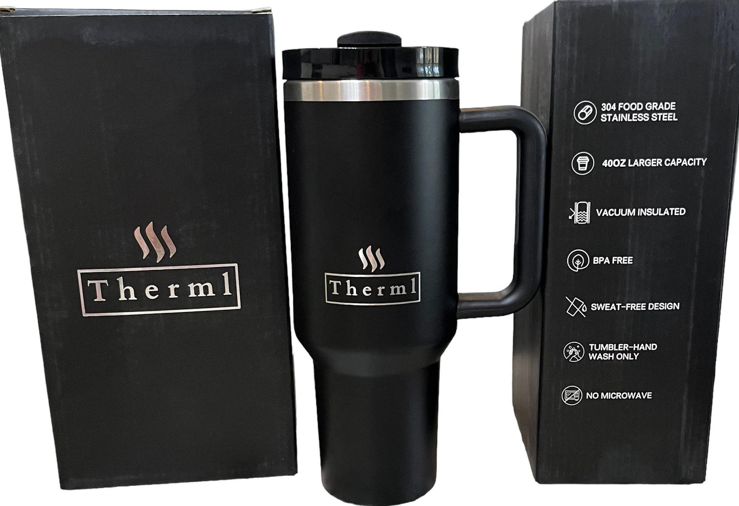 Therml Comfort 40 oz Tumbler Black